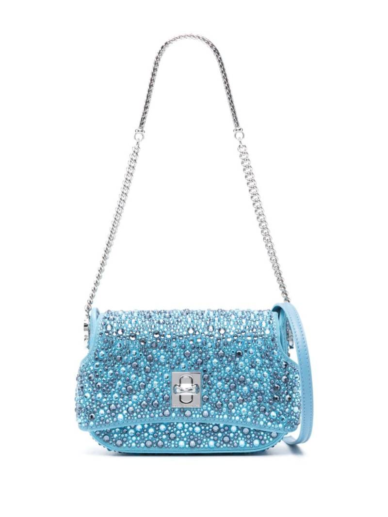 Ermanno Scervino Audrey crystal mini bag - Blue von Ermanno Scervino