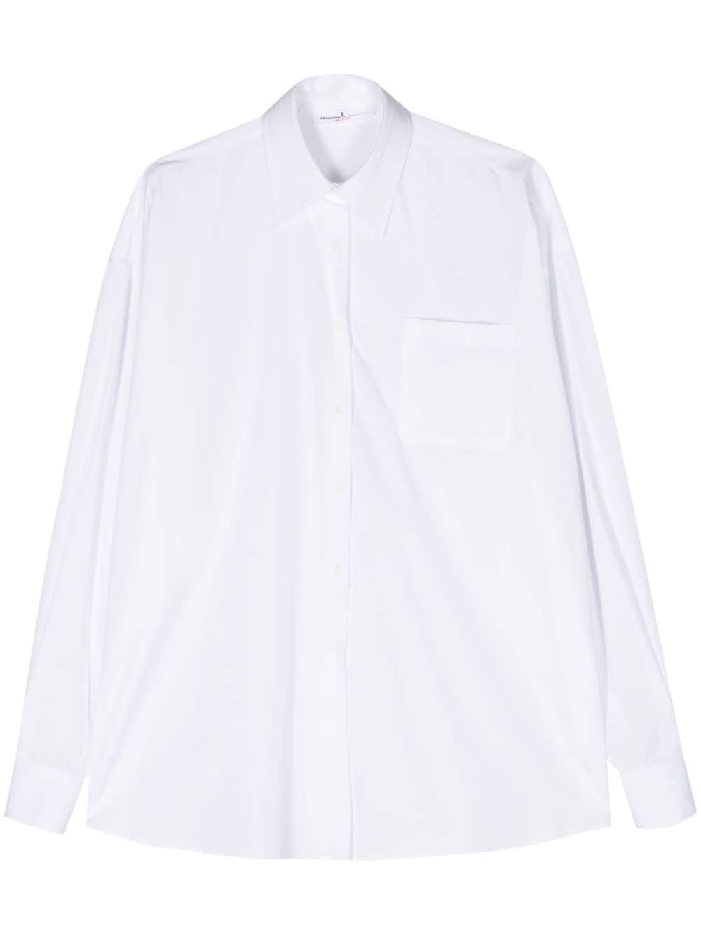 Ermanno Scervino button-up cotton shirt - White von Ermanno Scervino