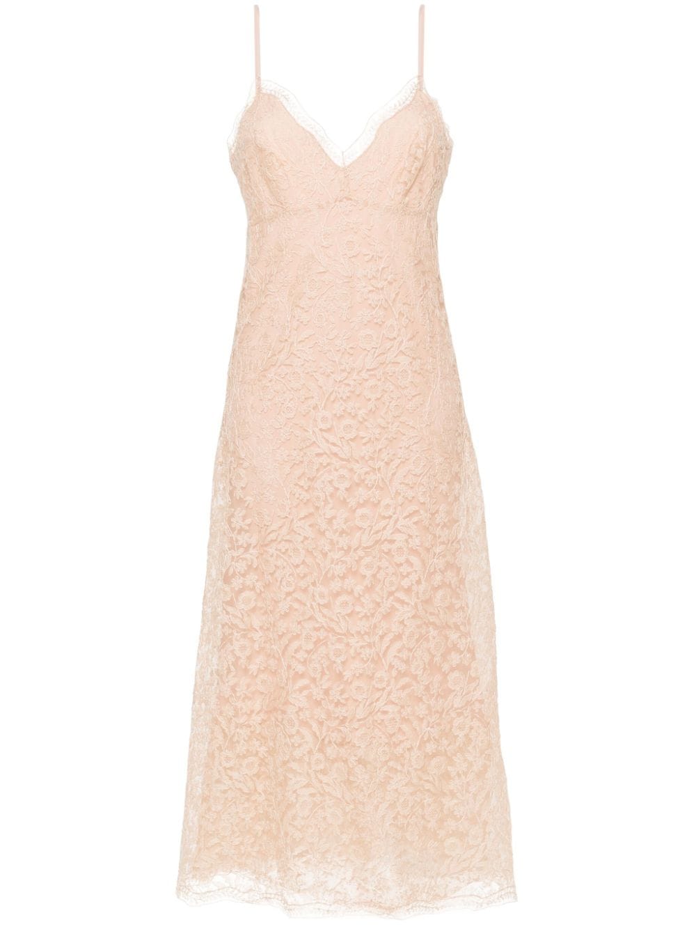 Ermanno Scervino corded-lace maxi dress - Neutrals von Ermanno Scervino