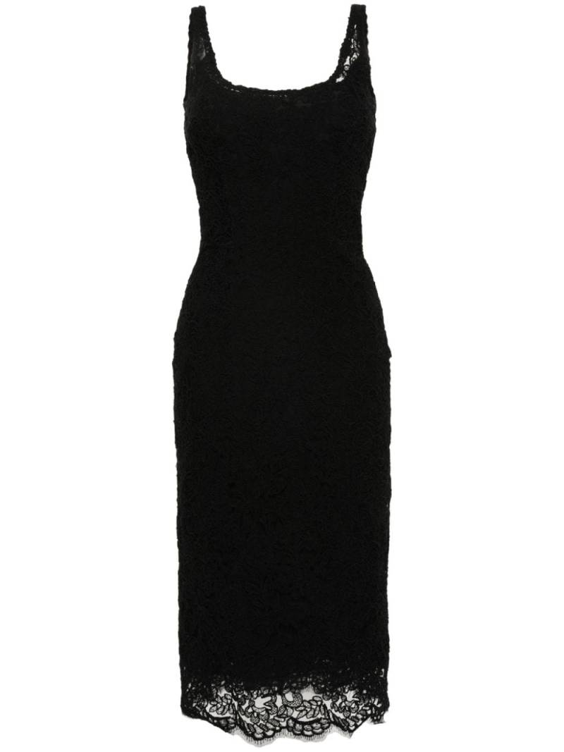 Ermanno Scervino corded-lace midi dress - Black von Ermanno Scervino