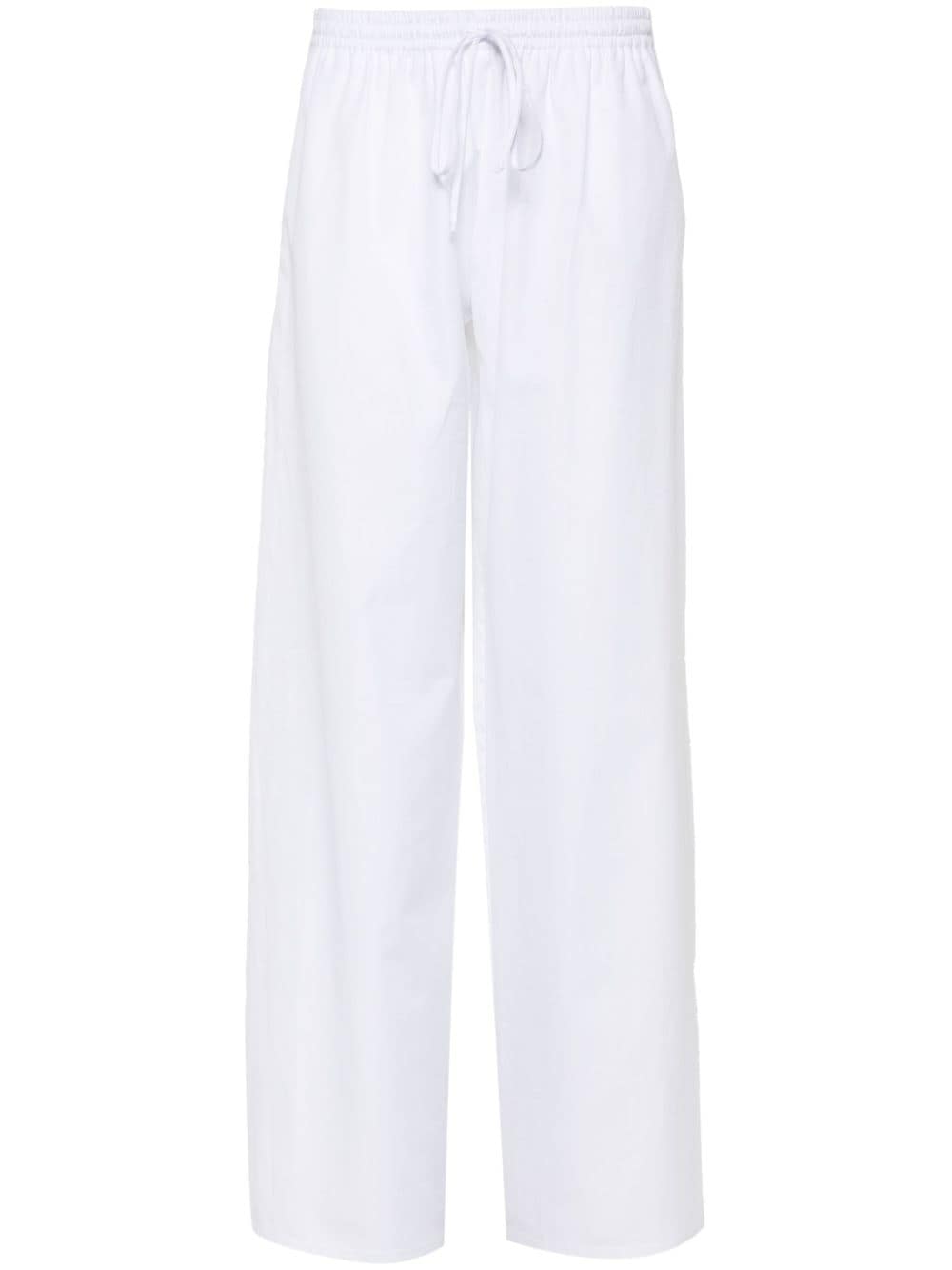 Ermanno Scervino cotton wide-leg trousers - White von Ermanno Scervino