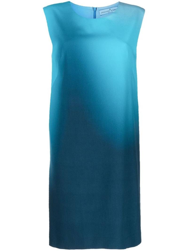 Ermanno Scervino gradient-effect sleeveless dress - Blue von Ermanno Scervino