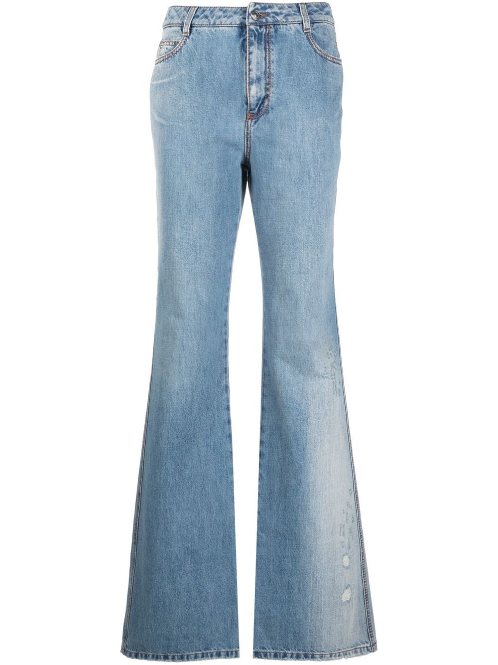 Ermanno Scervino light-wash flared jeans - Blue von Ermanno Scervino