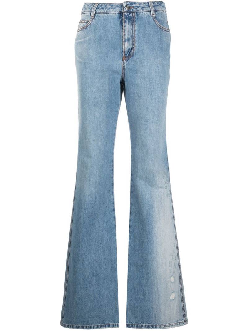 Ermanno Scervino light-wash flared jeans - Blue von Ermanno Scervino