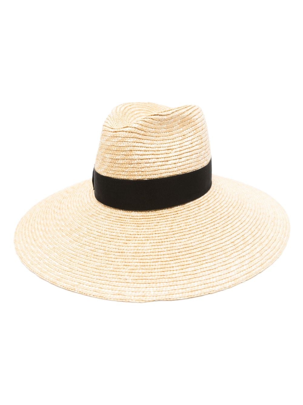 Ermanno Scervino logo-plaque straw hat - Neutrals von Ermanno Scervino