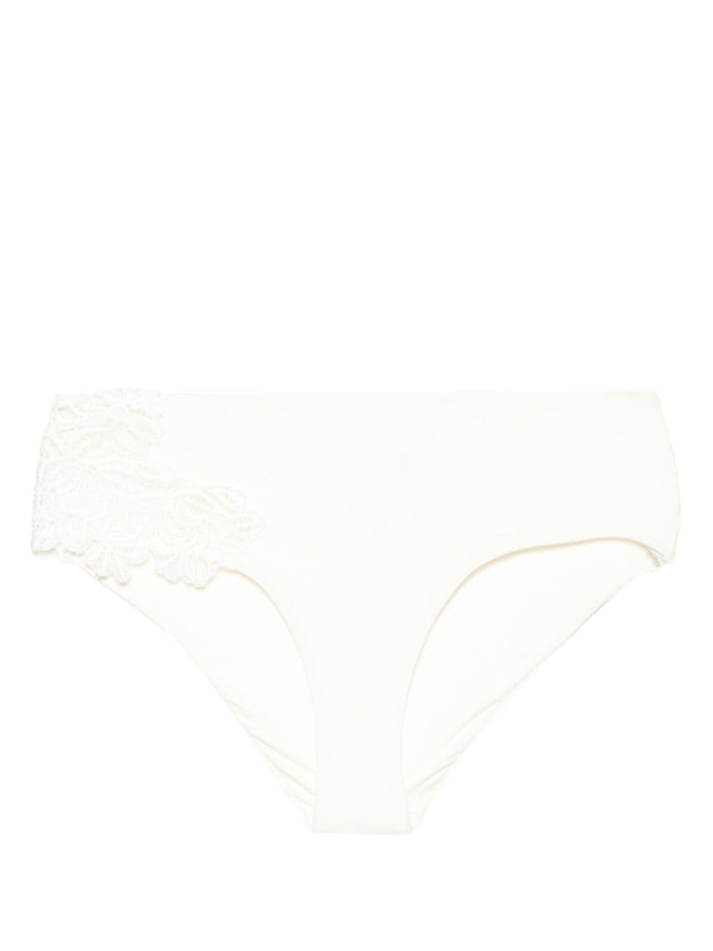 Ermanno Scervino macramé-detailing bikini bottoms - Neutrals von Ermanno Scervino