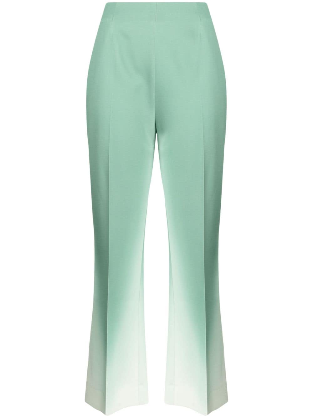 Ermanno Scervino ombré-effect flared trousers - Green von Ermanno Scervino