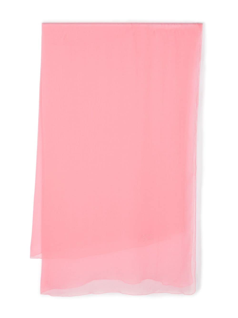 Ermanno Scervino semi-sheer silk scarf - Pink von Ermanno Scervino