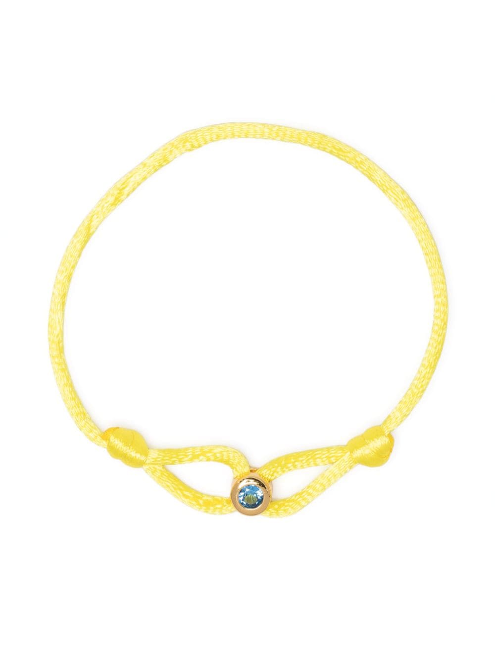 Eshvi September Birthstone silk bracelet - Yellow von Eshvi