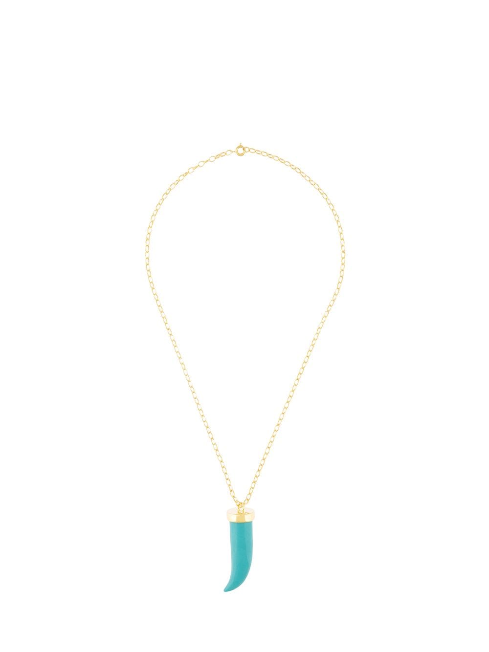 Eshvi stone pendant necklace - Blue von Eshvi