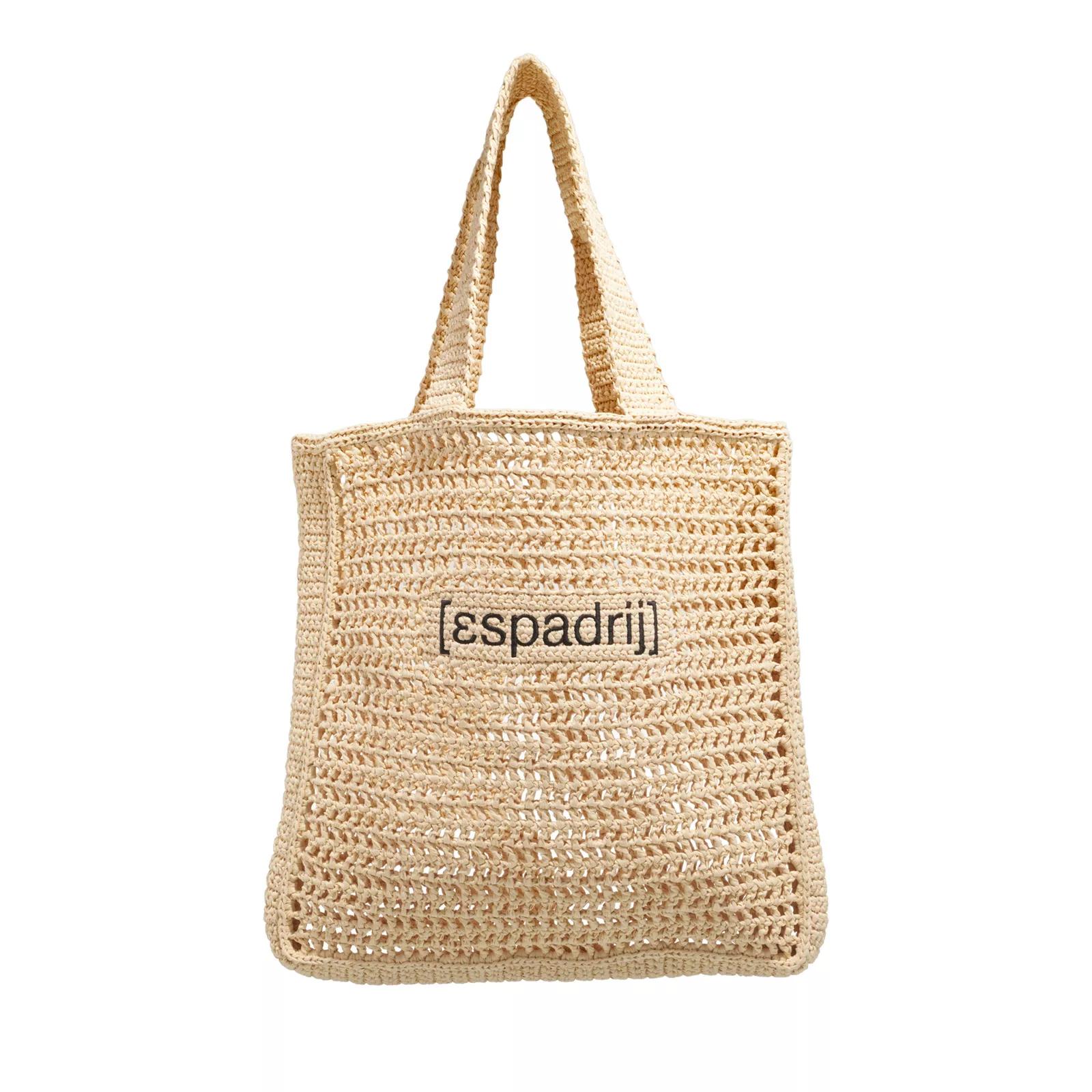 Espadrij l’originale Umhängetasche - Rafia Tote - Gr. unisize - in Beige - für Damen von Espadrij l’originale