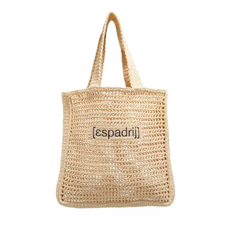 Espadrij l’originale Umhängetasche - Rafia Tote - Gr. unisize - in Beige - für Damen von Espadrij l’originale