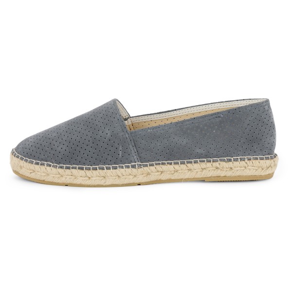 Espadrij - Classic Velour Perfore - Freizeitschuhe Gr 40;41;42;43;44;45;46 schwarz von Espadrij