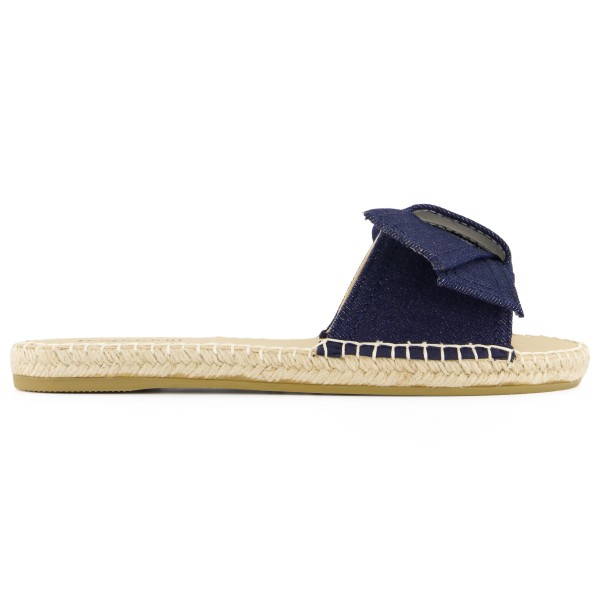 Espadrij - Women's Plage Bow Jeans - Sandalen Gr 41 beige/blau von Espadrij