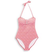 ESPRIT Damen Badeanzug Neckholder mit Allover-Print pink | 38 von Esprit