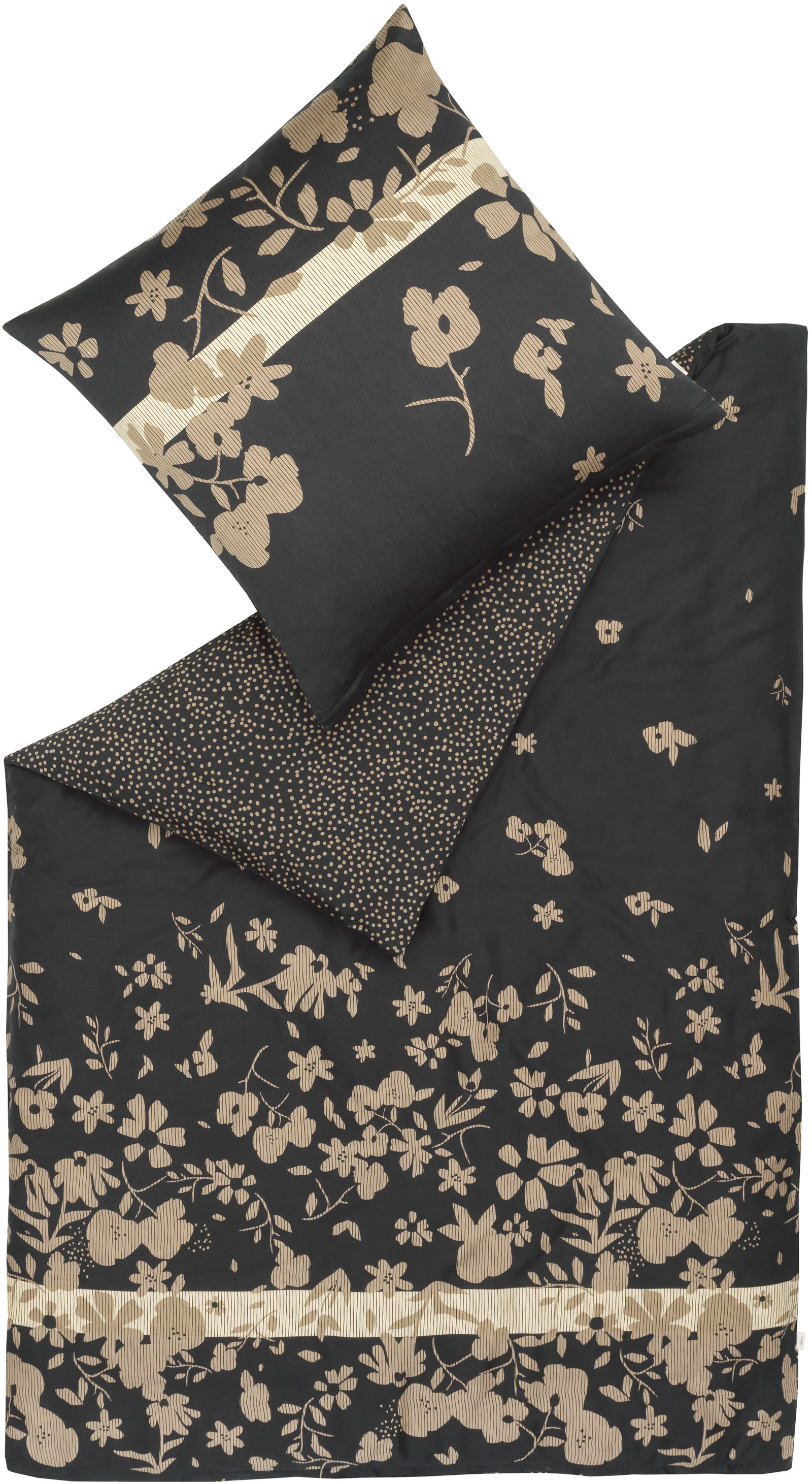 Esprit Bettwäsche »Dots and Flowers«, (2 tlg.), aus 100% Baumwolle von Esprit