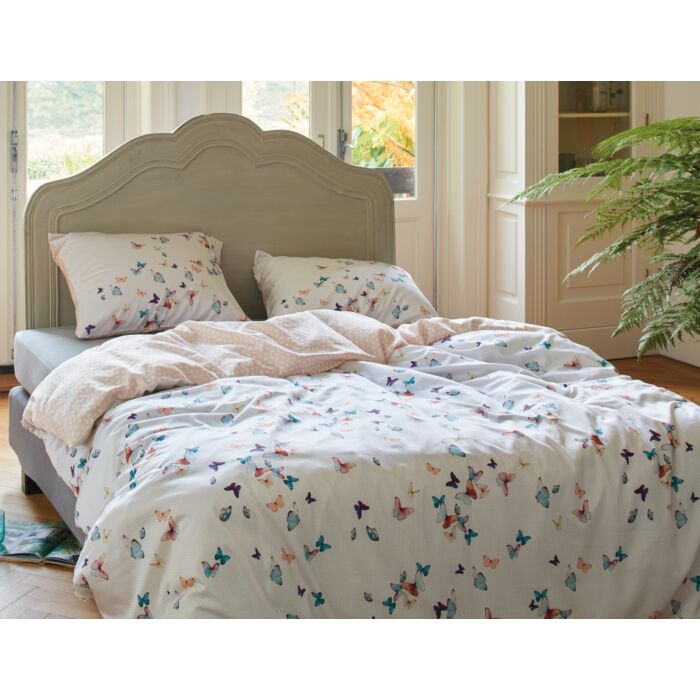 Esprit Bettwäsche Spring Butterflies mit bunten Schmetterlingen – Garnitur – 50x70 cm / 160x210 cm von Esprit