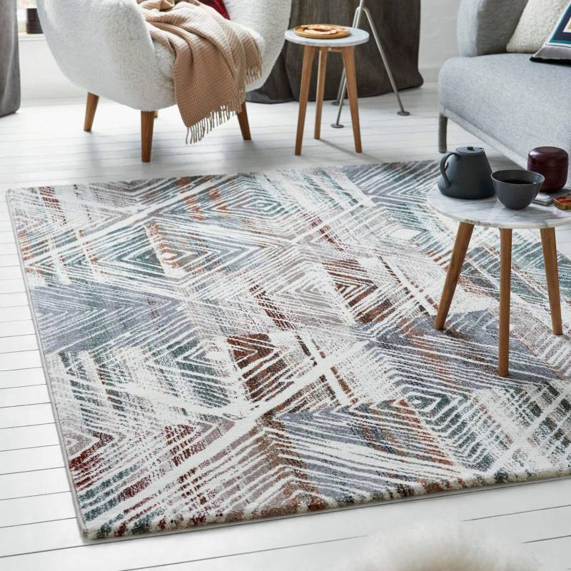 Esprit Teppich »Cuba, ESP-40104«, rechteckig, 13 mm Höhe, dichter Kurzflor, geometrisch, Wohnzimmer von Esprit
