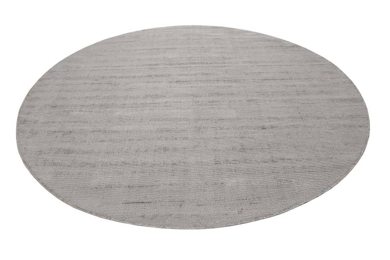Esprit Teppich »Gil, ESP-39954«, rund, 8 mm Höhe, handgewebt, seidig glänzend, schimmernde Farbbrillianz, Melangeeffekt von Esprit