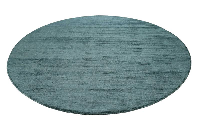 Esprit Teppich »Gil, ESP-39954«, rund, 8 mm Höhe, handgewebt, seidig glänzend, schimmernde Farbbrillianz, Melangeeffekt von Esprit