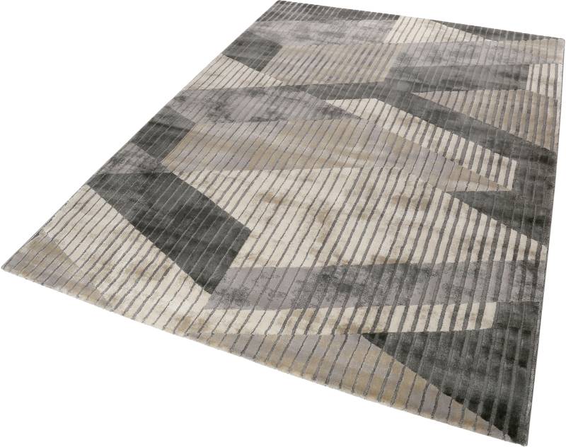Esprit Teppich »Tamo«, rechteckig, 12 mm Höhe, Kurzflor, Hoch Tief Struktur, Wohnzimmer von Esprit