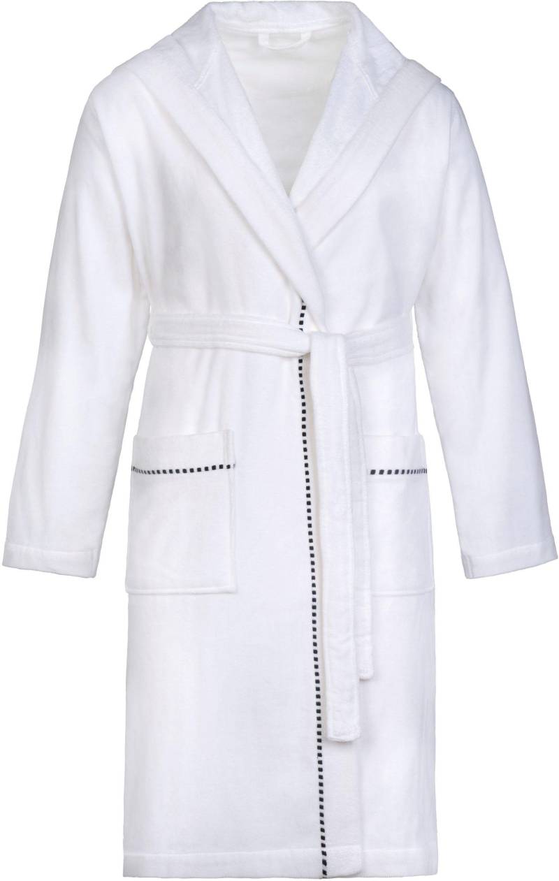 Esprit Unisex-Bademantel »Box, ideal für Sauna & Spa, Hotelbademantel, Morgenmantel«, (1 St., mit Gürtel), mit Kapuze von Esprit