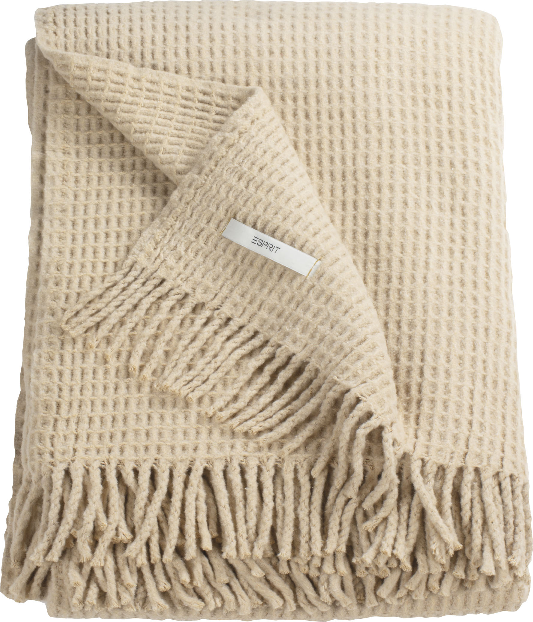 Esprit Wohndecke »Milo«, aus recycelter Baumwolle, Kuscheldecke von Esprit