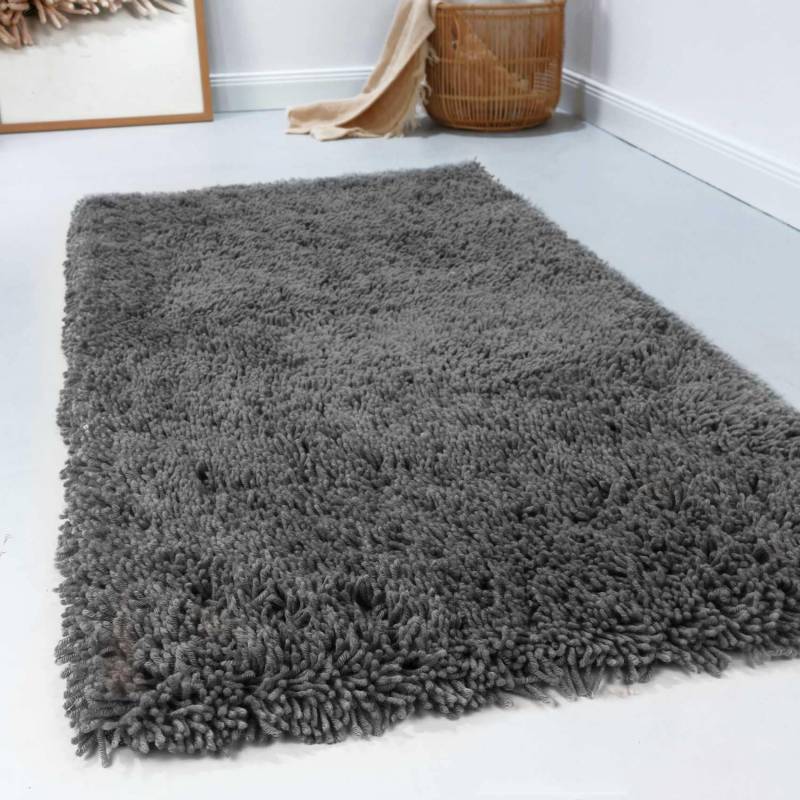 Esprit Wollteppich »Seattle Shag, ESP-26391«, rechteckig, 5 mm Höhe, modern, flauschig aus Schurwolle, pflegeleicht, Wohn-, Schlafzimmer von Esprit