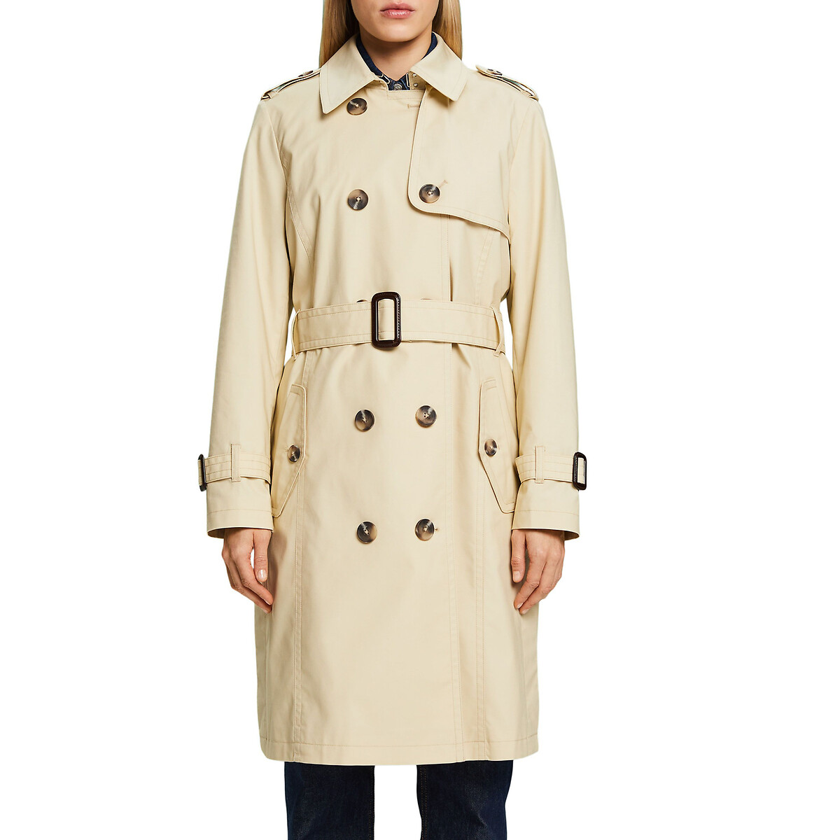 Trenchcoat mit Gürtel von Esprit