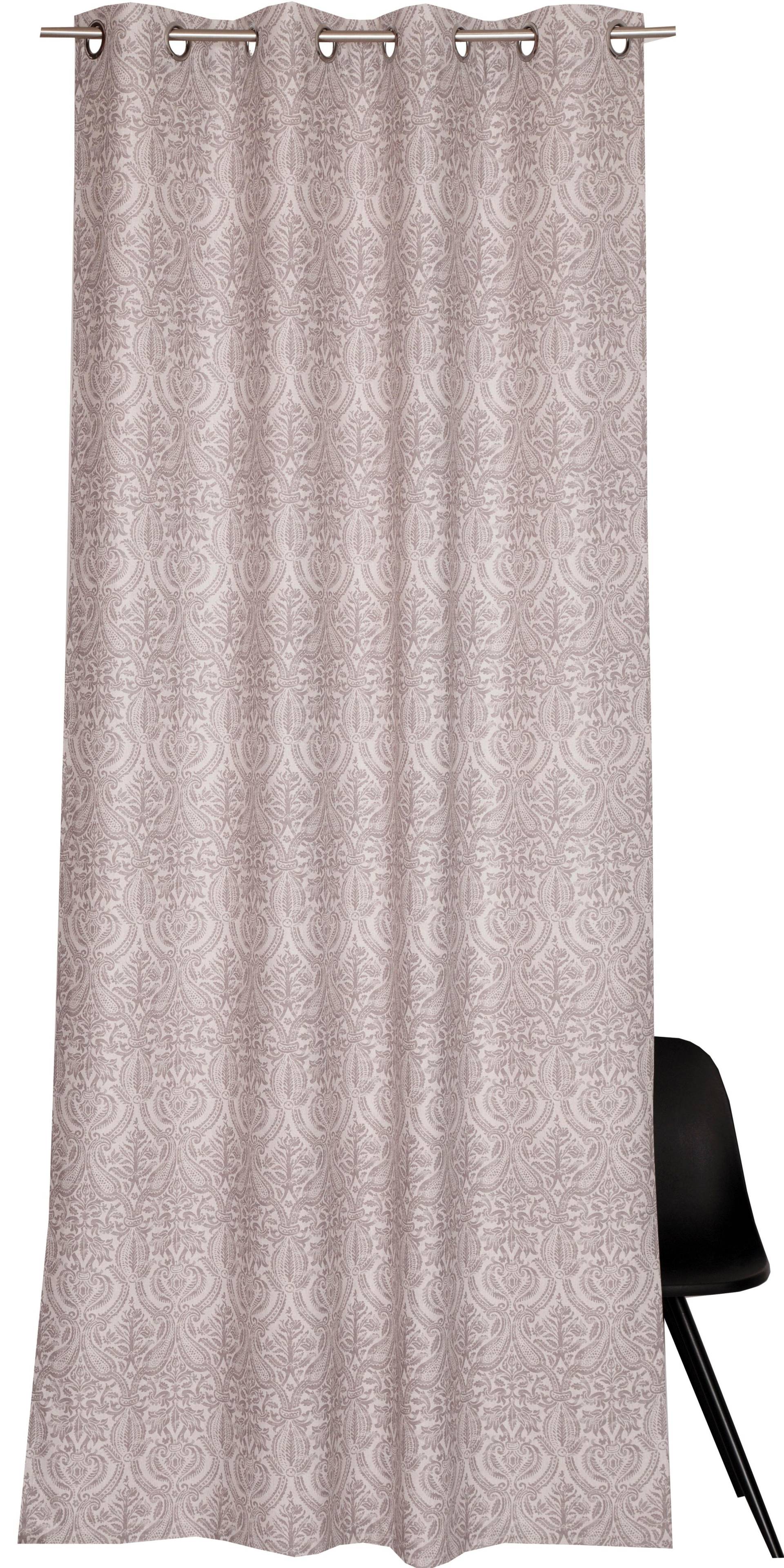 Esprit Vorhang »E-Hilary«, (1 St.), HxB: 250x140, mit Ornamentmuster auf Uni-Grund von Esprit