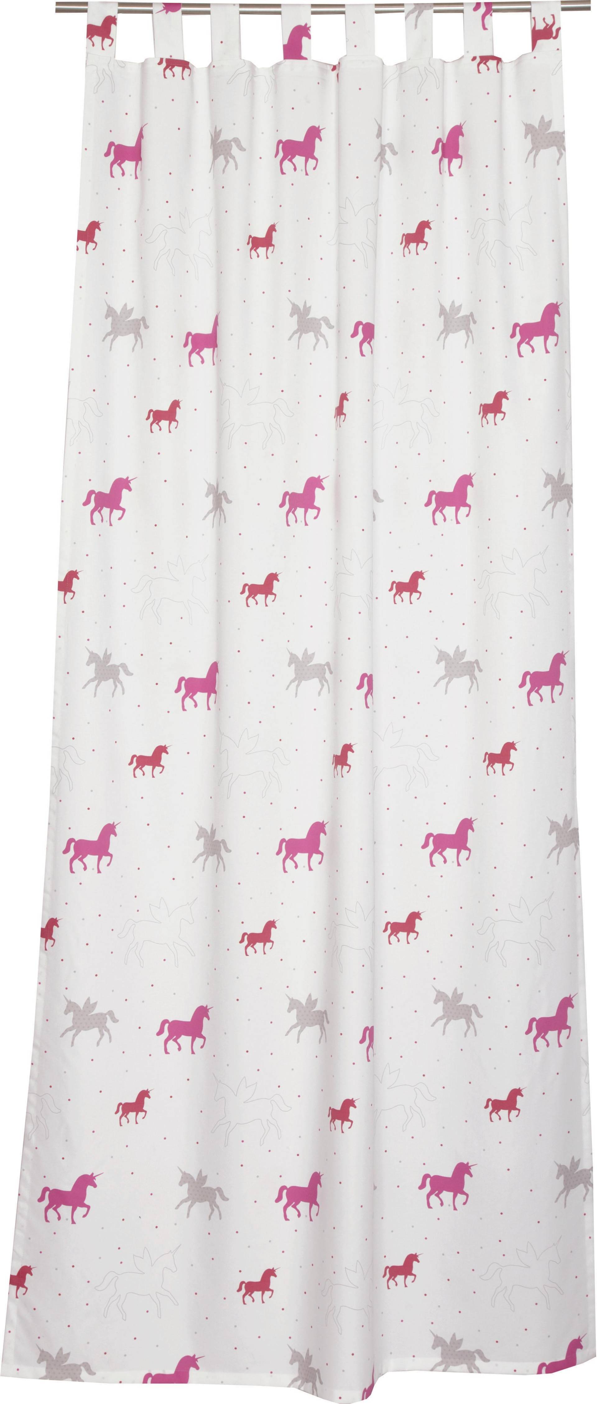 Esprit Vorhang »E-Unicorn«, (1 St.), HxB: 250x140, bedruckt mit Einhorn-Motiv von Esprit