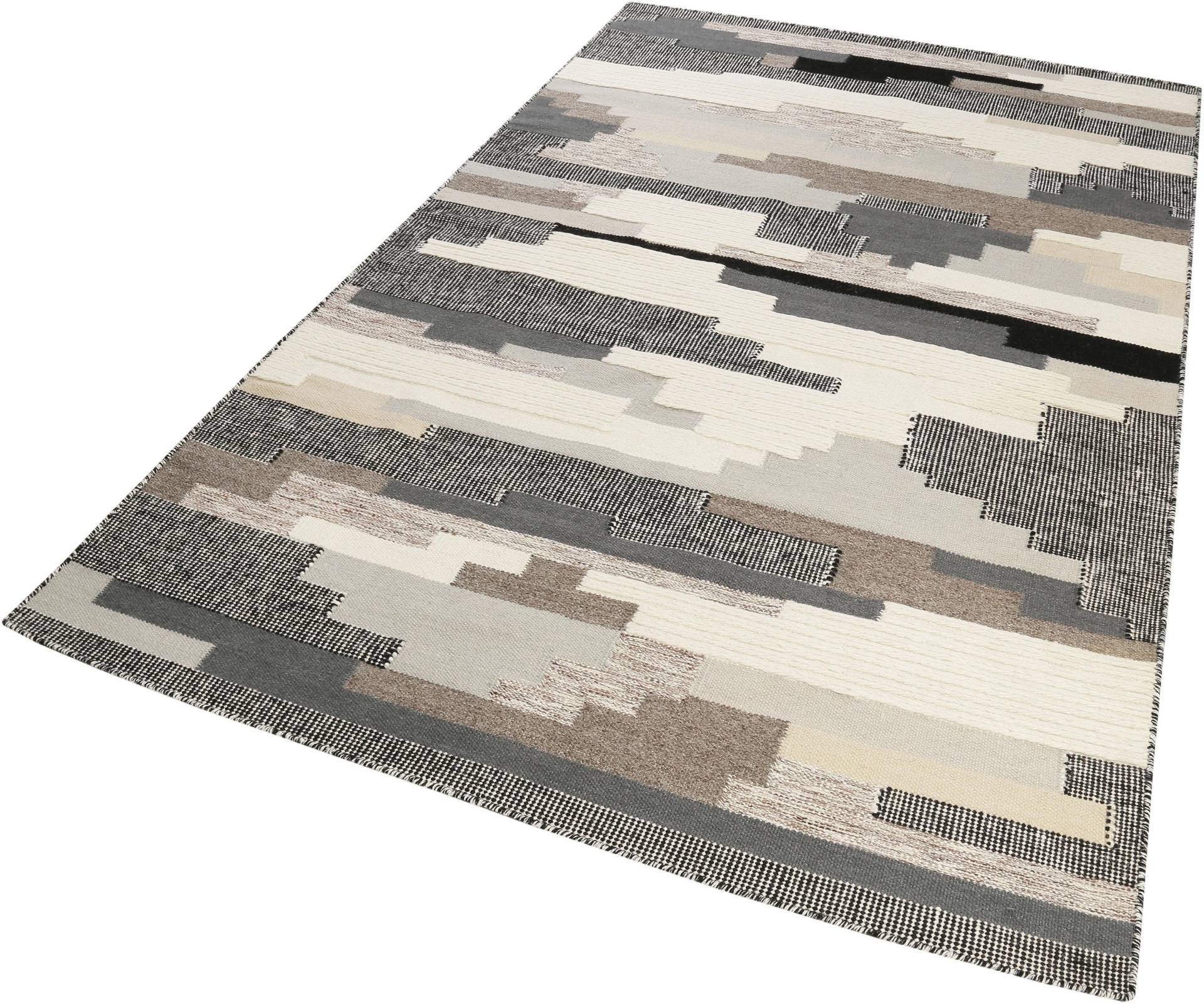 Esprit Wollteppich »Natham Kelim ESP-6012«, rechteckig, 8 mm Höhe, reine Wolle, Wohnzimmer Esprit Wollteppich »Natham Kelim ESP-6012«, rechteckig, 8 mm Höhe, reine Wolle, Wohnzimmer von Esprit