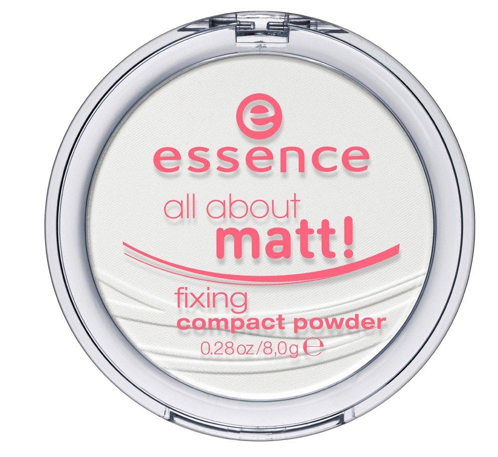 All About Mat Fixing Compact Powder Damen  8g von essence