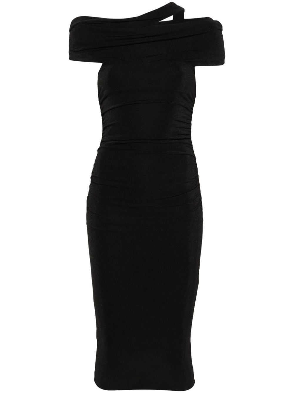 Essentiel Antwerp Fairborn drape-detail dress - Black von Essentiel Antwerp