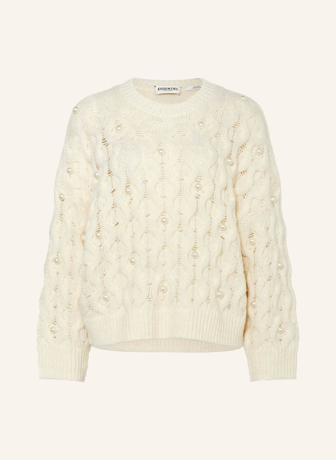 Essentiel Antwerp Pullover Halpes Mit Schmuckperlen weiss Essentiel Antwerp Pullover Halpes Mit Schmuckperlen weiss von Essentiel Antwerp