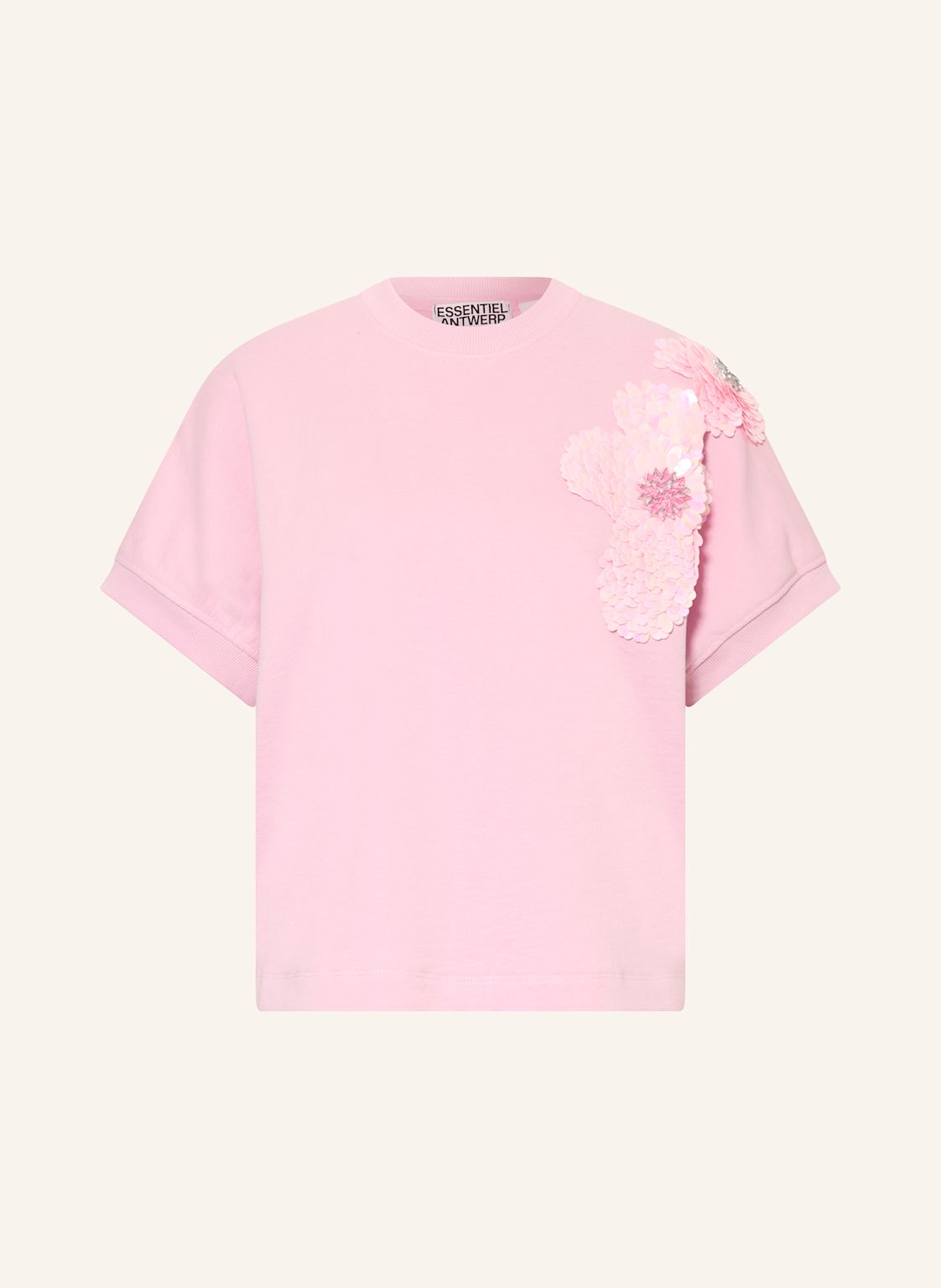 Essentiel Antwerp Sweatshirt Hinoui Mit Pailletten pink Essentiel Antwerp Sweatshirt Hinoui Mit Pailletten pink von Essentiel Antwerp