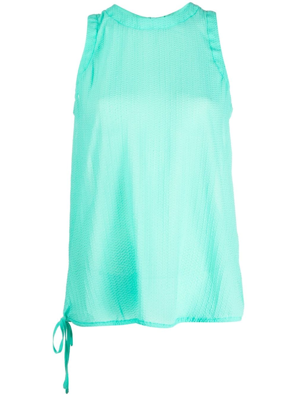 Essentiel Antwerp drawstring-detail tank top - Green von Essentiel Antwerp