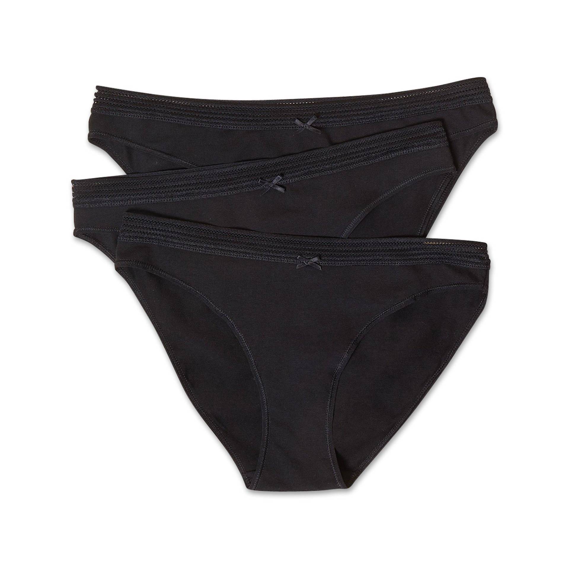 3-er Pack Pantys Damen Black XS von Etam