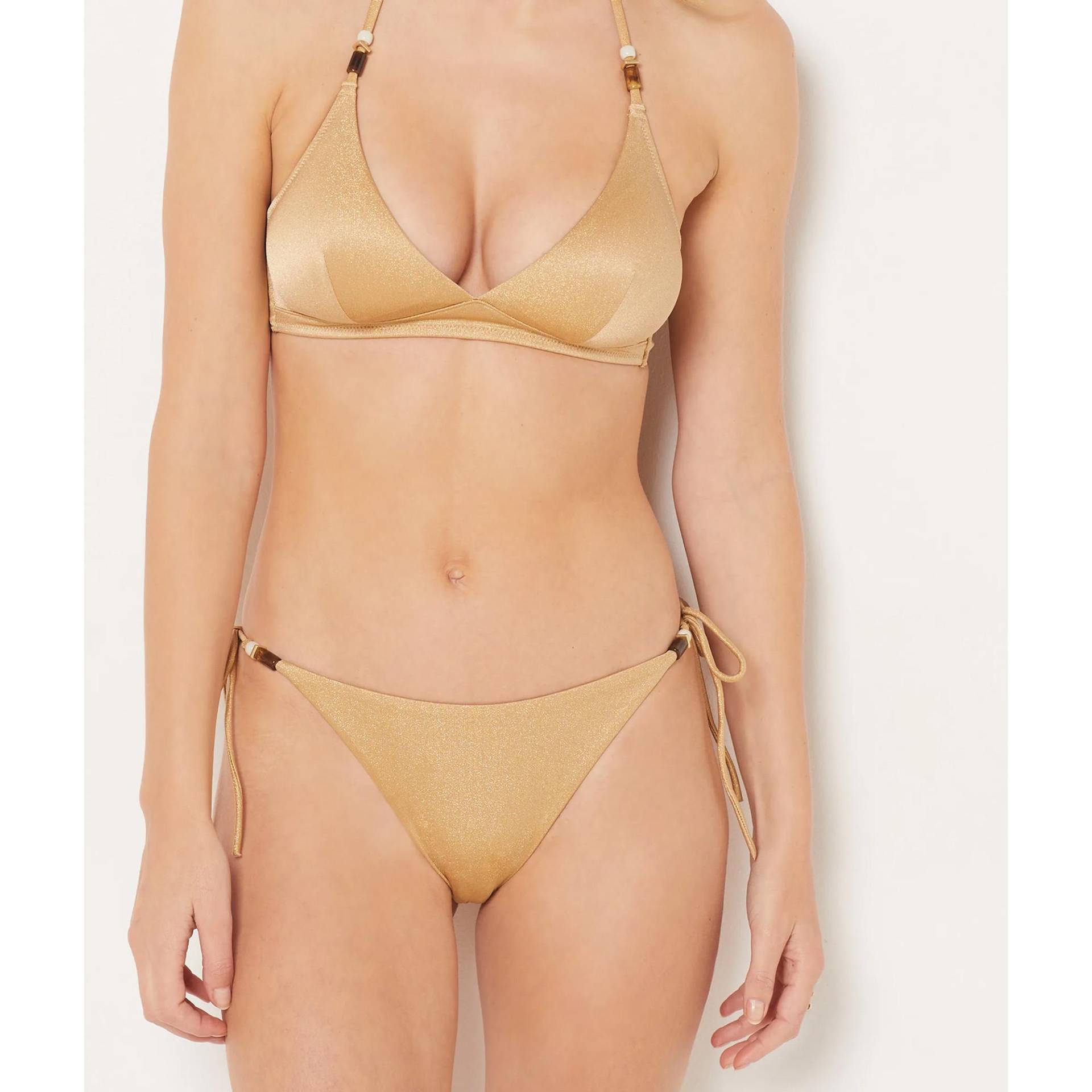 Bikini Unterteil, Panty Damen Gold 42 von Etam