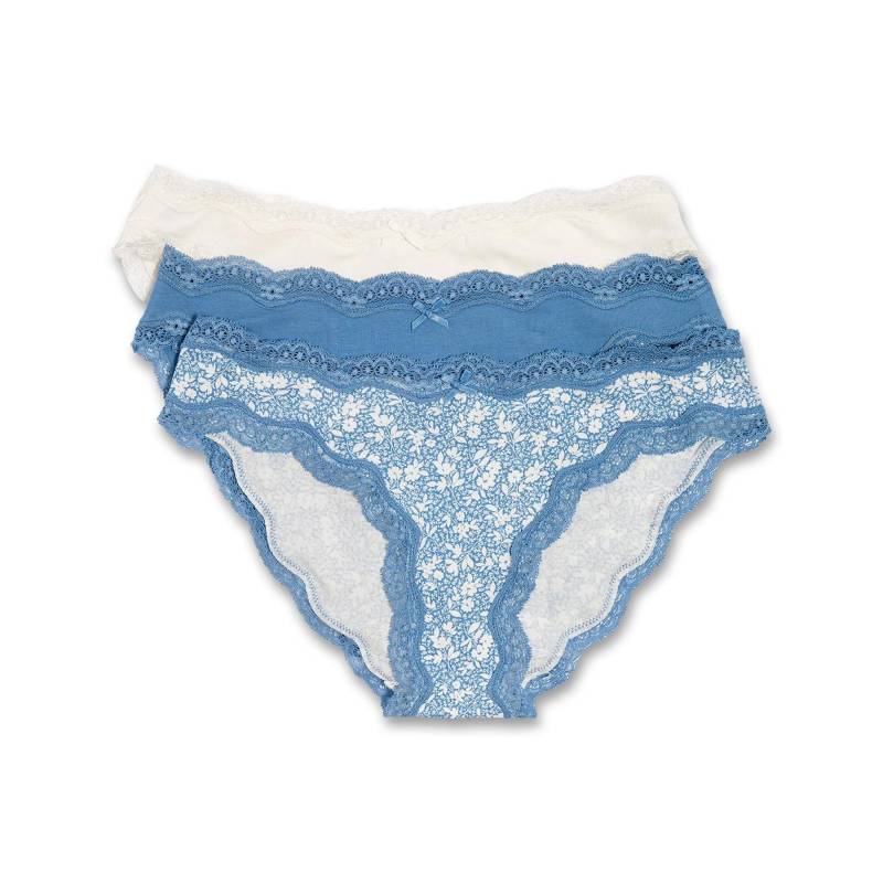 Multipack Slip Damen Blau Denim L von Etam