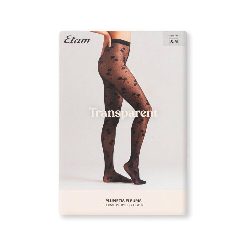 Socken Damen Schwarz Bedruckt L/XL von Etam