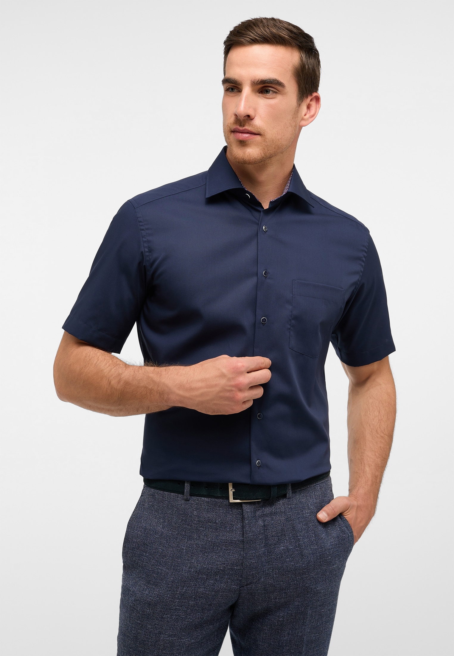 Eterna Kurzarmhemd »MODERN FIT«, NON IRON (bügelfrei) von Eterna