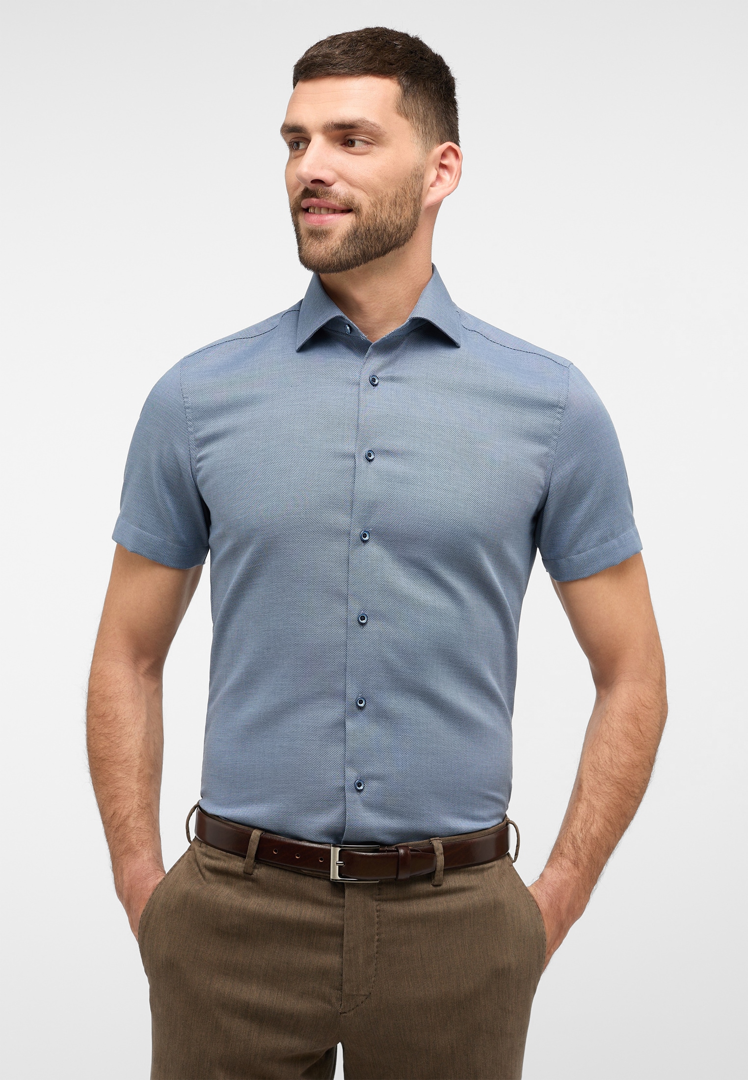 Eterna Kurzarmhemd »SLIM FIT«, NON IRON (bügelfrei) von Eterna