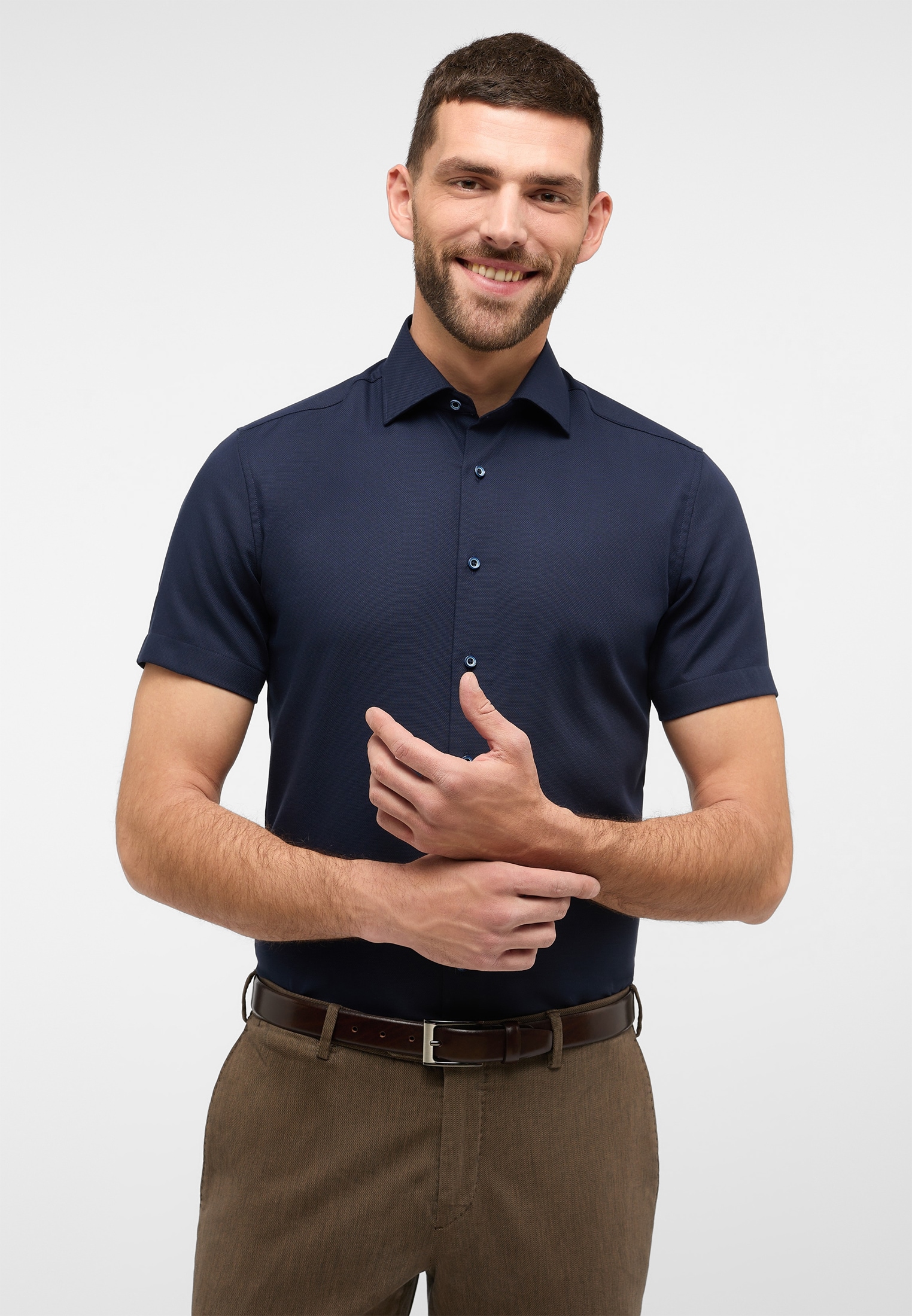 Eterna Kurzarmhemd »SLIM FIT«, NON IRON (bügelfrei) von Eterna