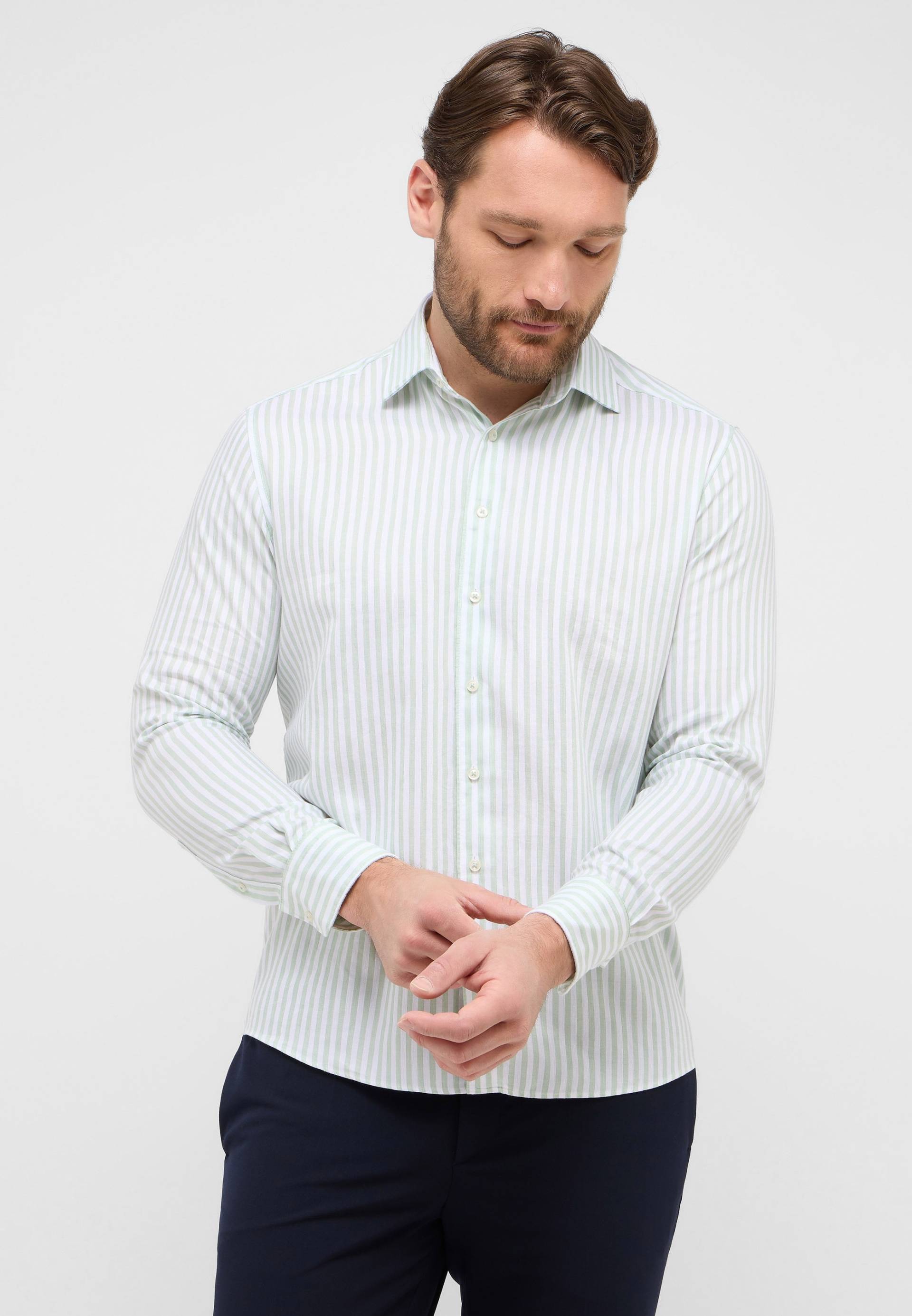 Eterna Langarmhemd »COMFORT FIT«, EASY IRON (bügelleicht) von Eterna