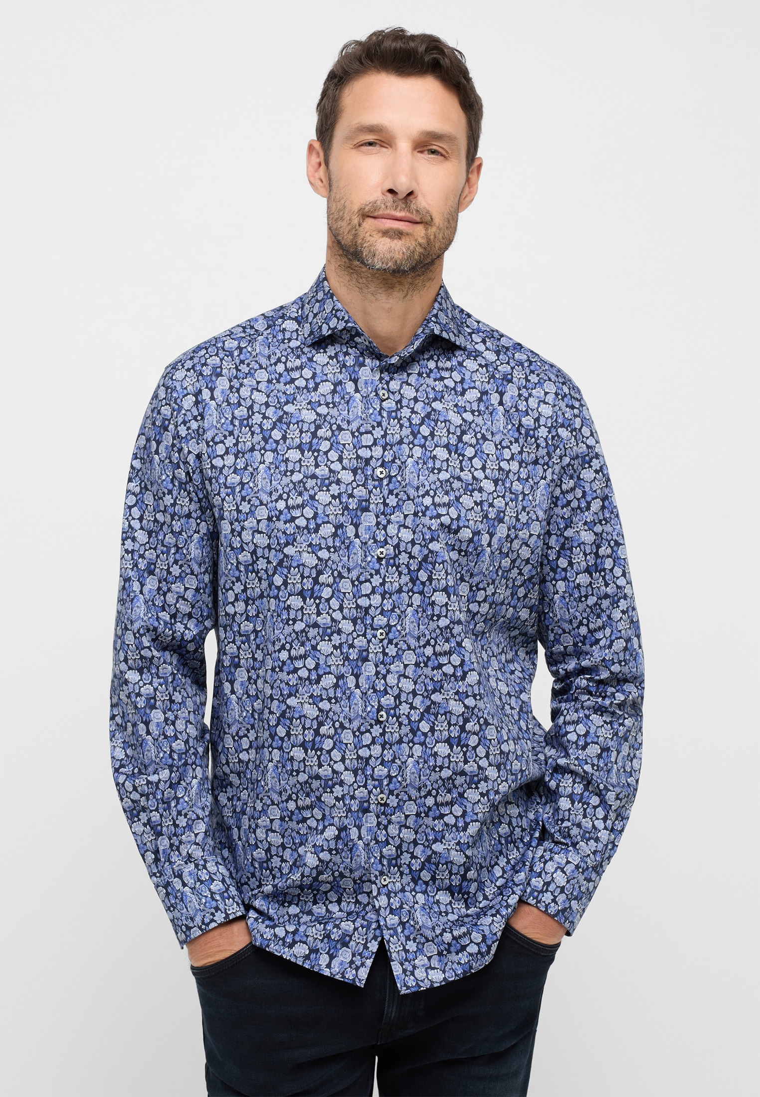 Eterna Langarmhemd »COMFORT FIT«, NON IRON (bügelfrei) von Eterna