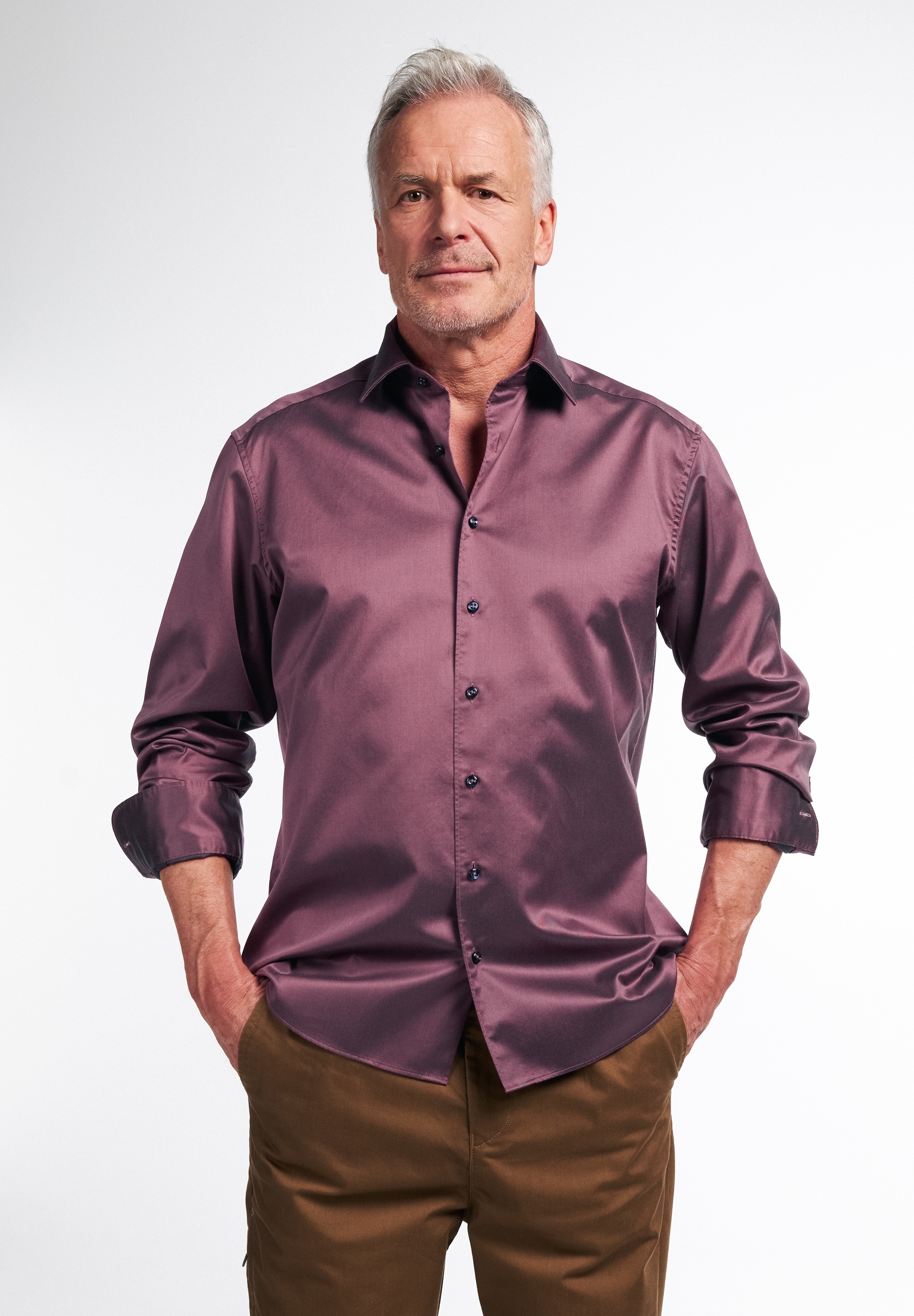 Eterna Langarmhemd »COMFORT FIT«, EASY IRON (bügelleicht) von Eterna