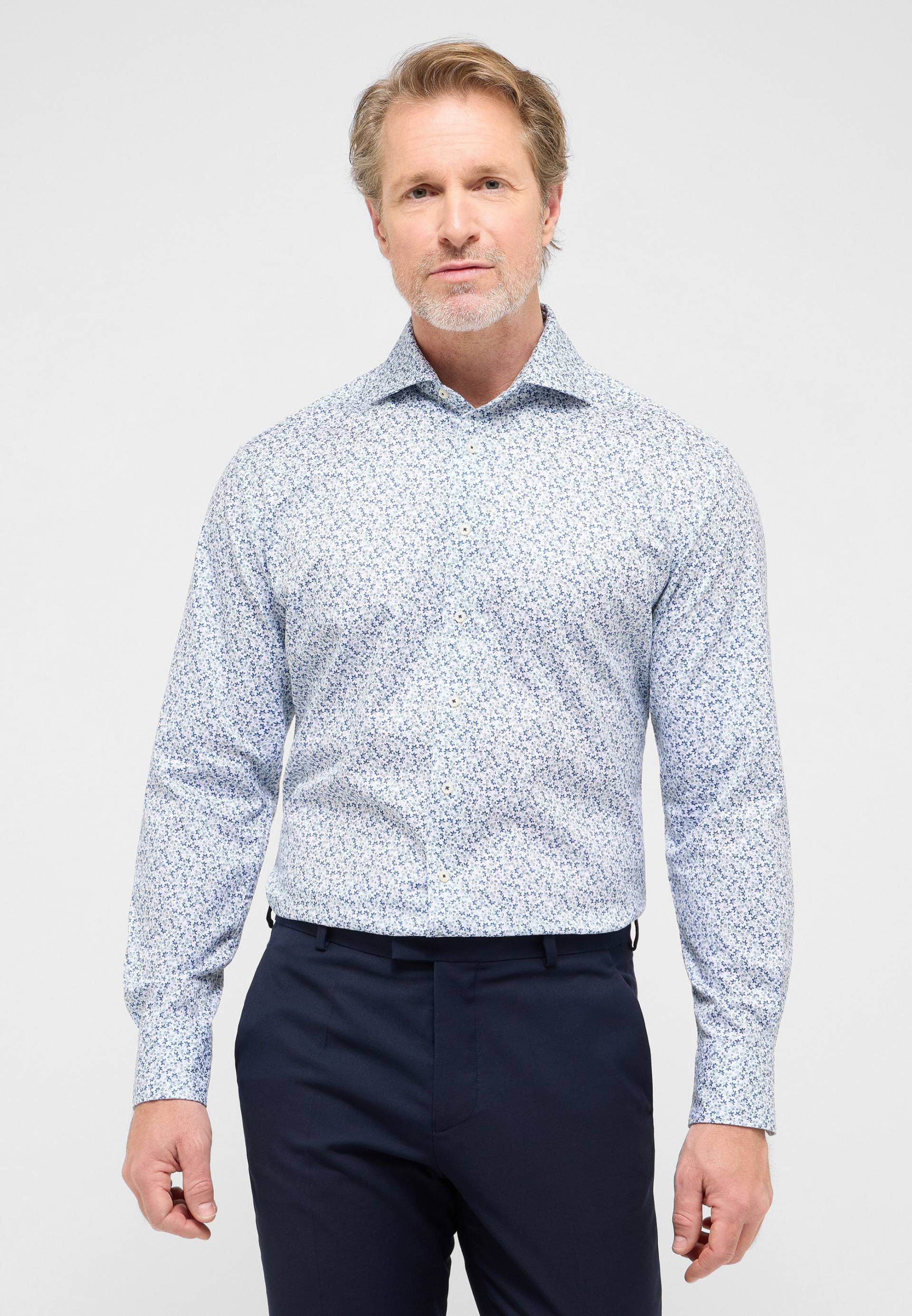 Eterna Langarmhemd »MODERN FIT«, EASY IRON (bügelleicht) von Eterna