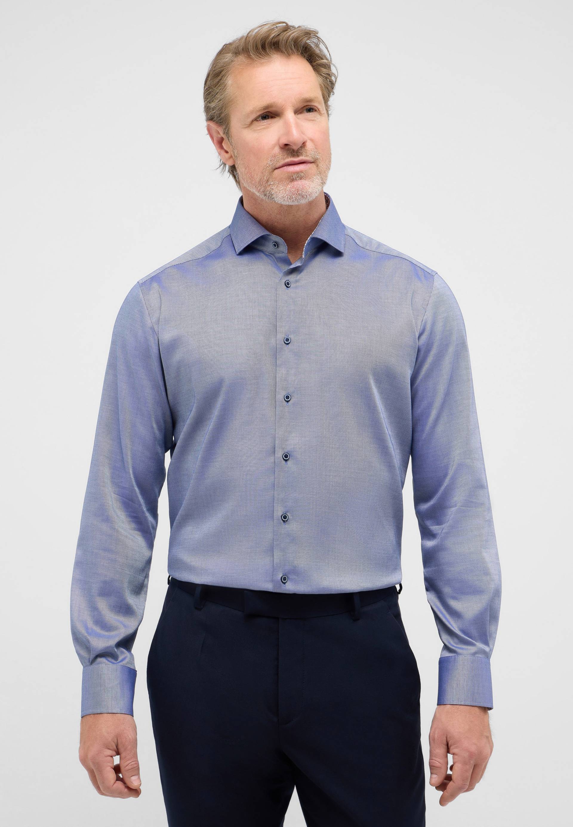 Eterna Langarmhemd »MODERN FIT«, EASY IRON (bügelleicht) von Eterna