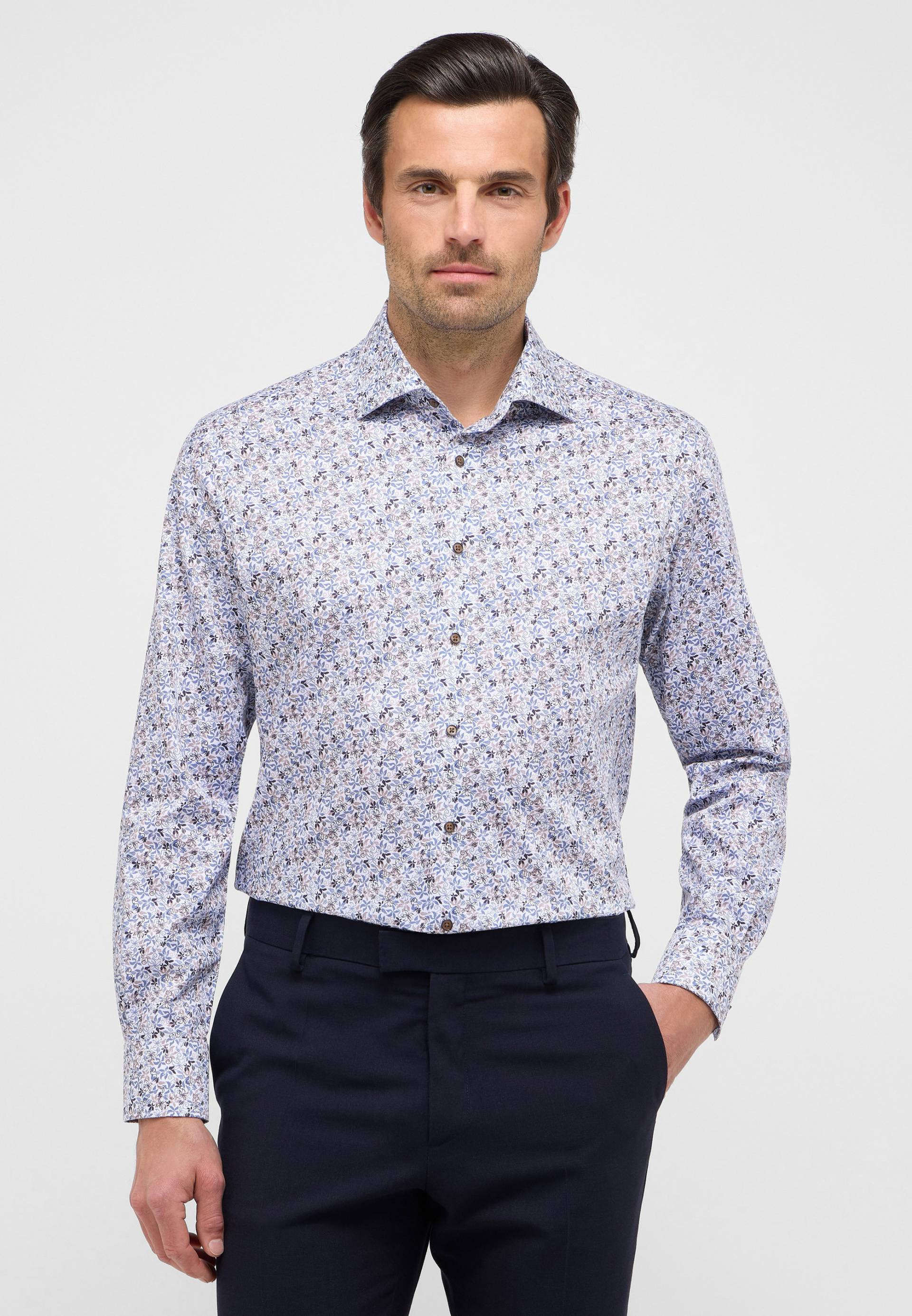 Eterna Langarmhemd »MODERN FIT«, NON IRON (bügelfrei) von Eterna